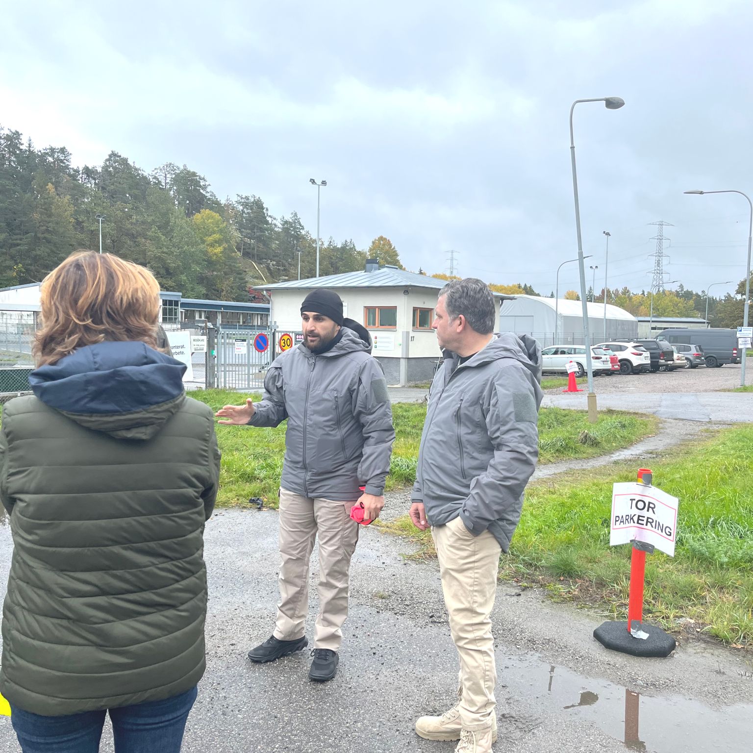 Cosafe observerar vid övning